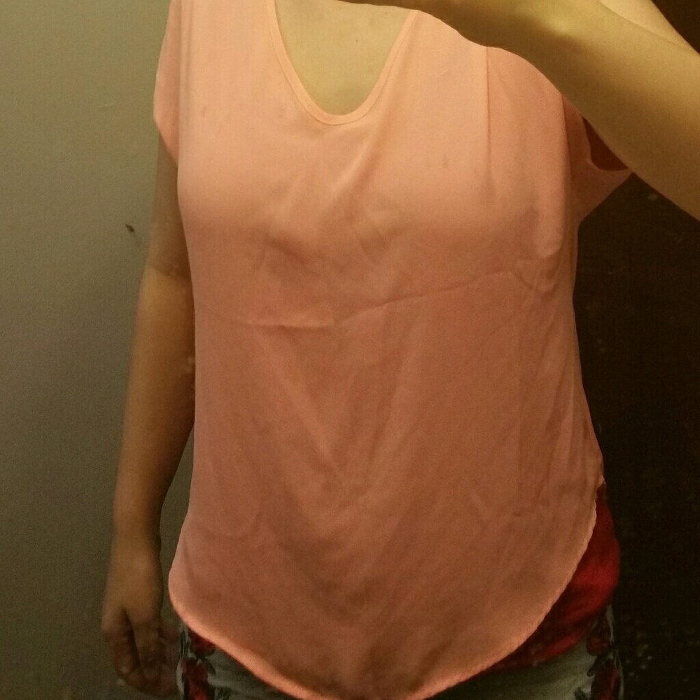 Pastel pink blouse